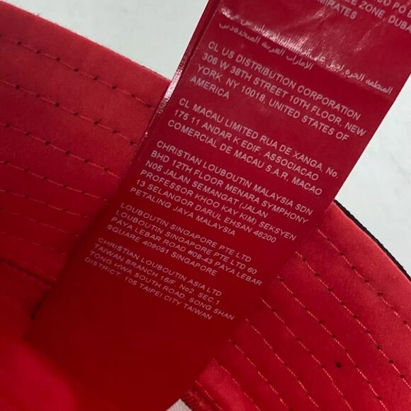 Christian Louboutin 3235326 Studs BOBINO bucket hat bob hat cotton Black Unused - Picture 10 of 15